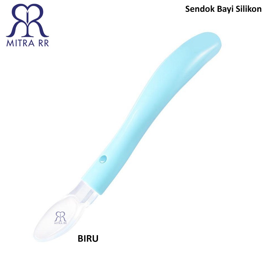 Sendok Makan Bayi Silikon Lentur Silicone Safety Spoon Perlengkapan MPASI