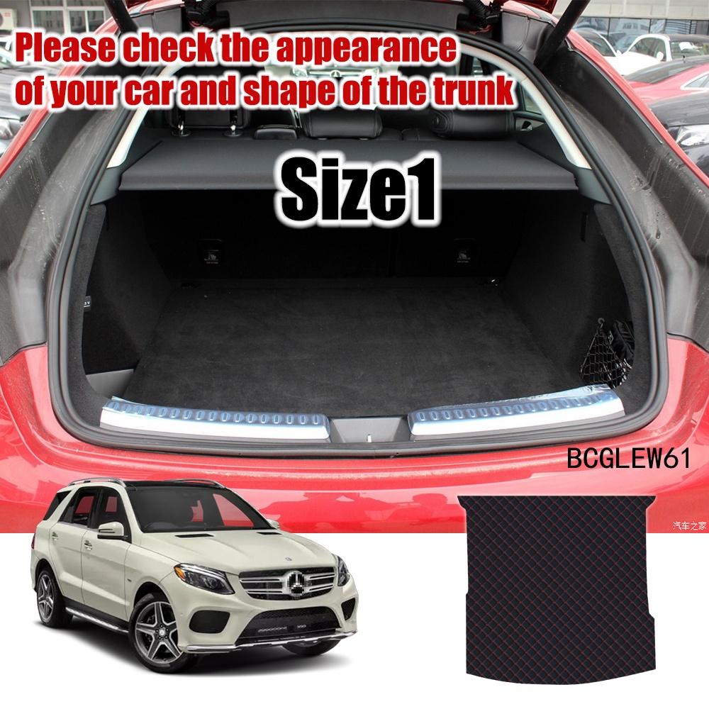 Matras Bagasi Mobil Bahan Kulit Untuk Mercedes Benz GLE Class 2011 2012 2013 2014 2015-2019