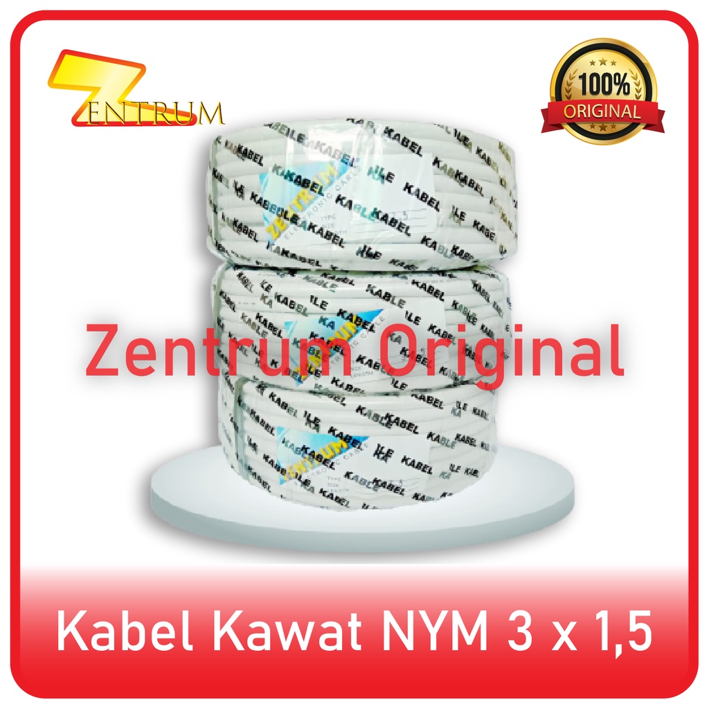 Kabel Listrik Kawat NYM 3 X 1.5 (50 Meter)