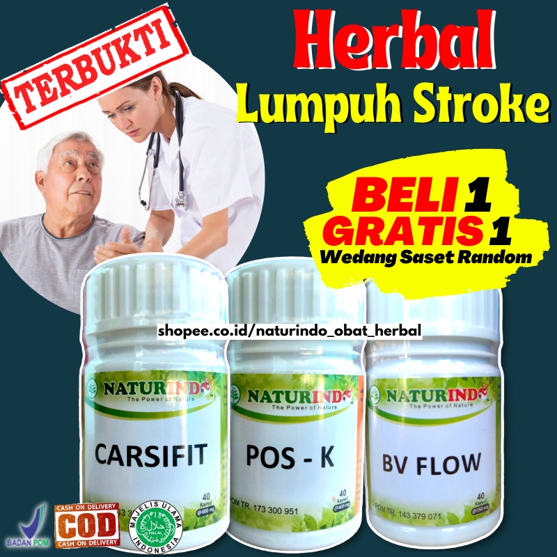 Obat Herbal Paket Carsifit Bv Flow Pos K Stroke Ampuh Lumpuh Menahun Ringan Berat Pelancar Peredaran