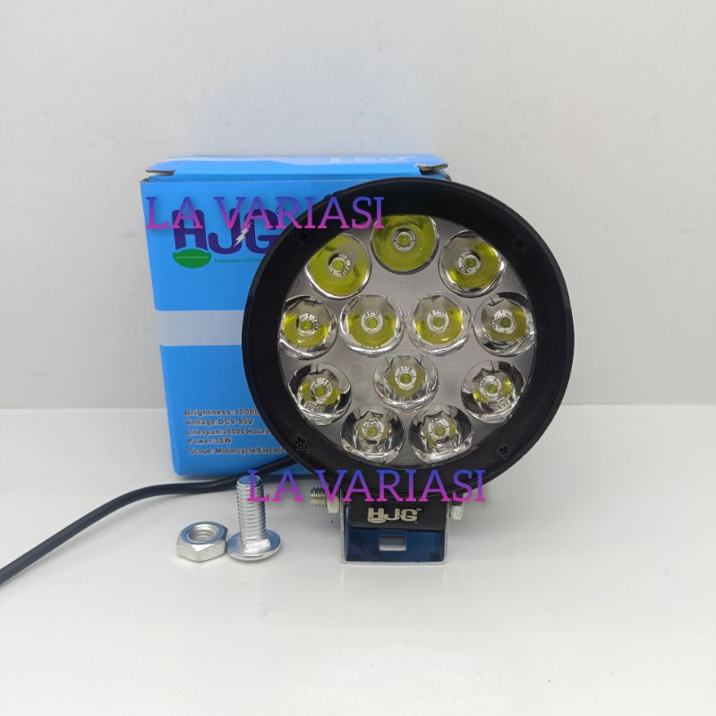 Lampu tembak Sorot LED cree topi bulet 12mata HJG waterproof 36watt CWL