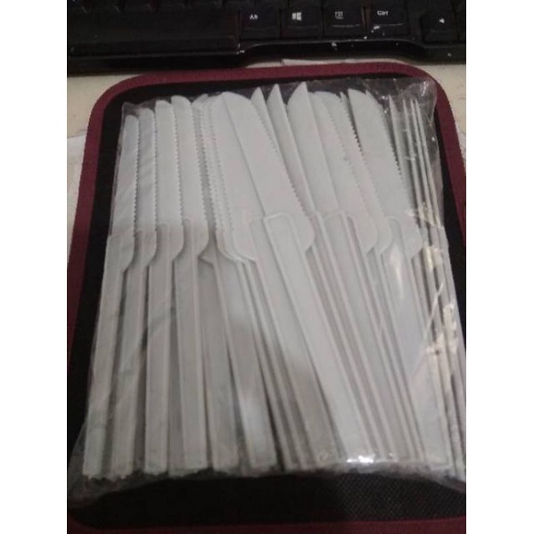 

Pisau brownies putih 100 pcs