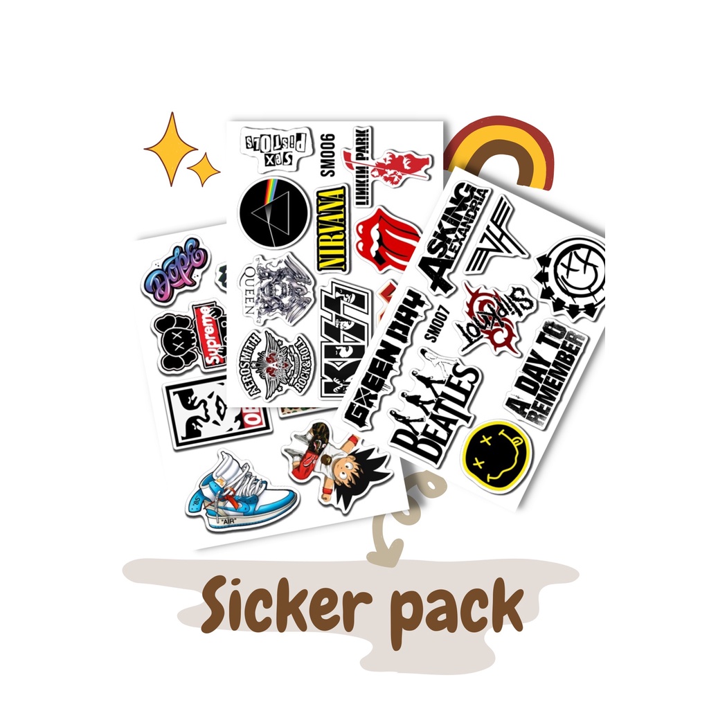 

Sticker Sheet//Stiker Eastetik For All (Hp, Laptop, Buku dll)