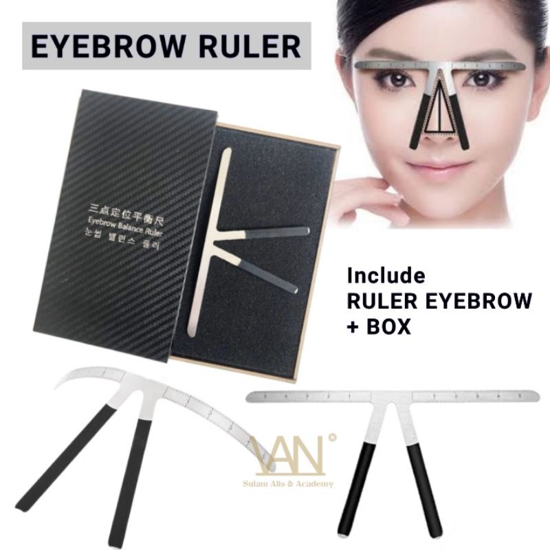 Penggaris Alis Eyebrow Balance Ruler Pengukur Alis