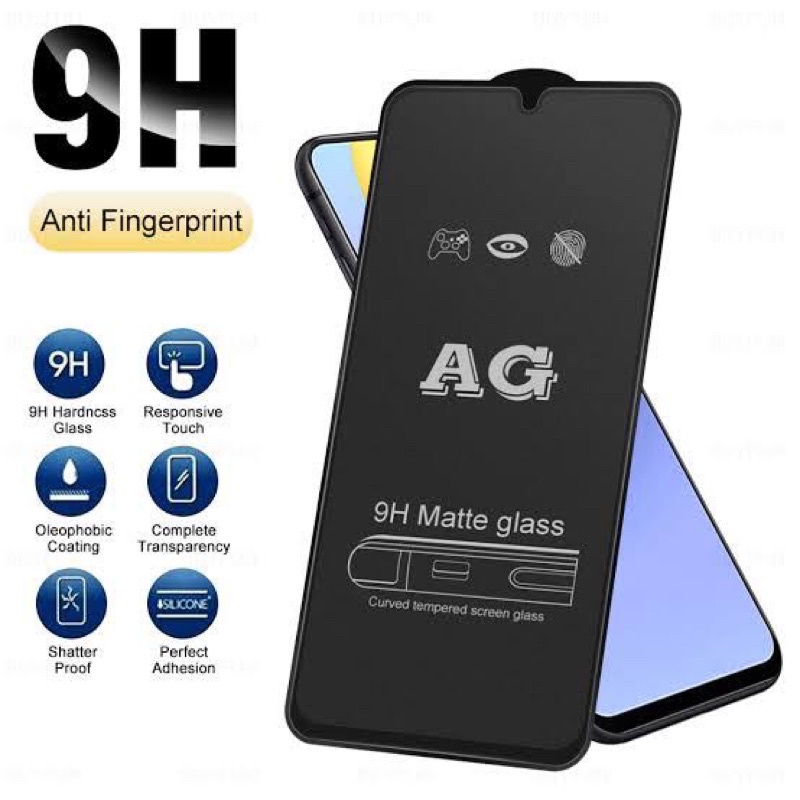 TEMPERD GLASS KACA MATTE GLARE FULL COVER FOR RELME 3/3PRO