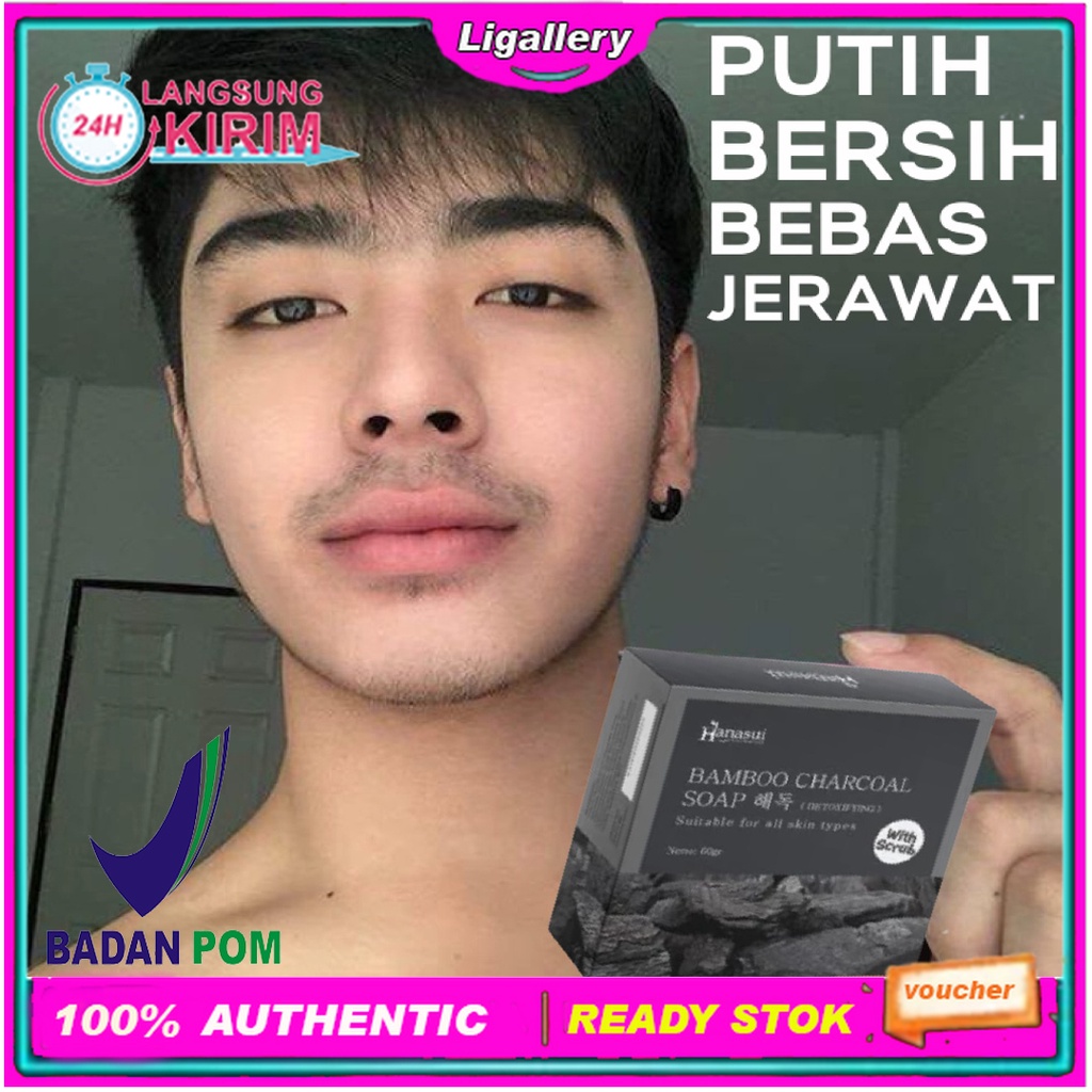 [BISA COD] Sabun Pemutih-Wajah Pria Permanen Sabun Pembersih Wajah Pria Sabun Pemutih-Wajah Pria Amp