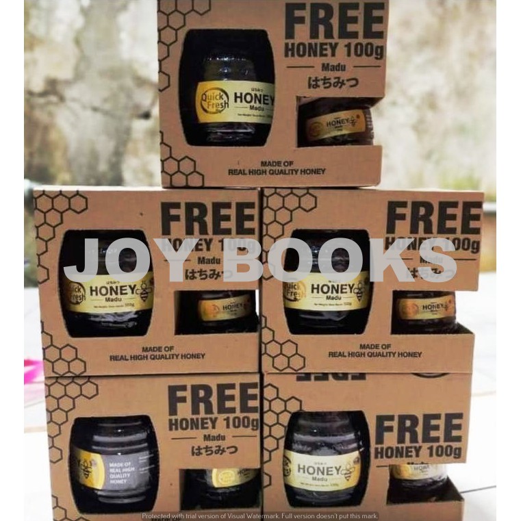 

(PAKET BUNDLING) QUICK FRESH HONEY / MADU MURNI 500 GR + 100 GR
