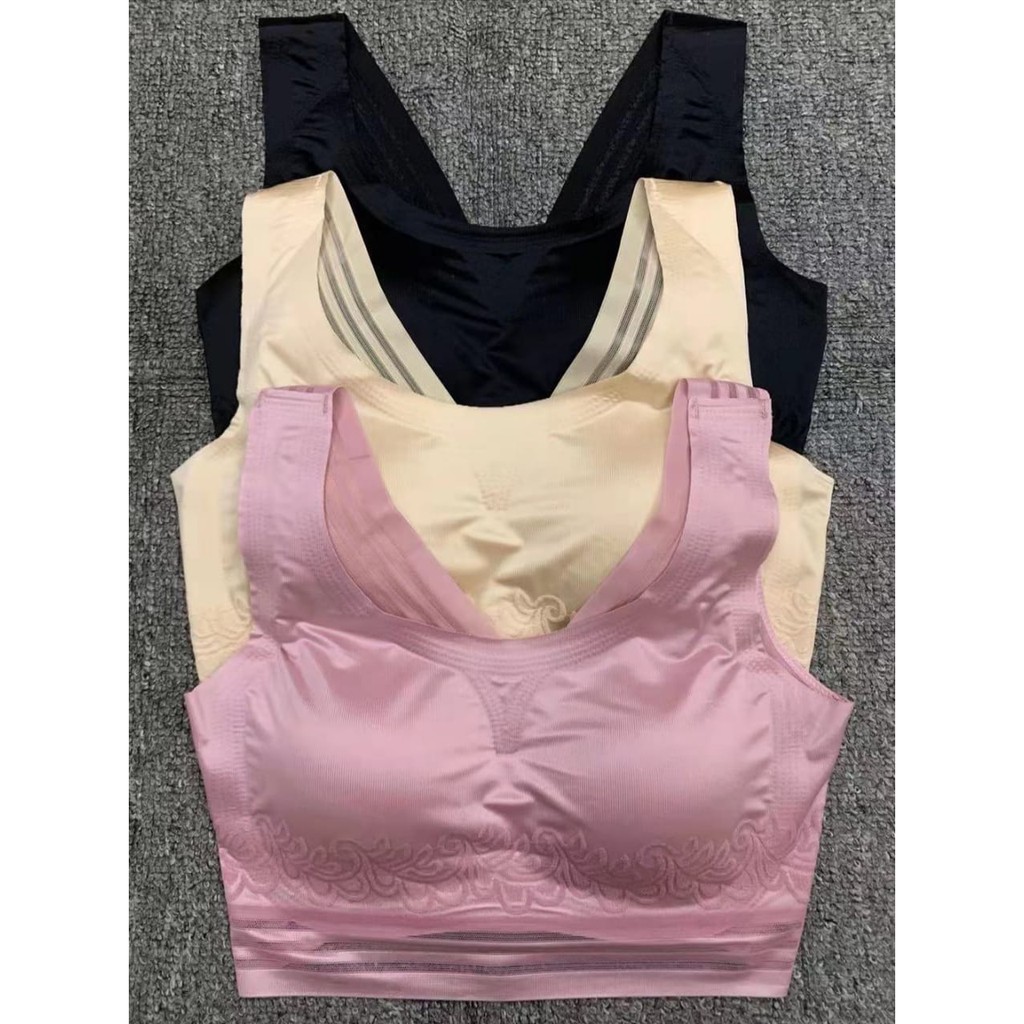 Sport Bra / BH Olah Raga Wanita Import seri 1358 - Busa tipis, Bahan Halus