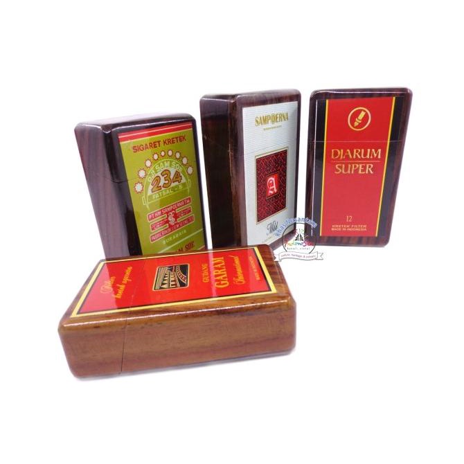 ] Wadah Rokok / Cigaret Storage / Kotak dari Kayu Handmade Elegan