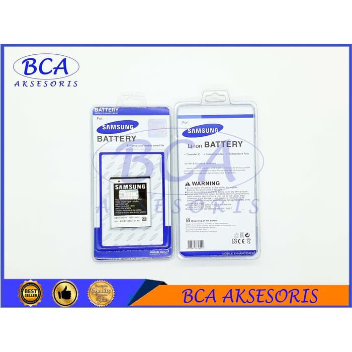 (T) TERMURAH BATERAI SAMSUNG GALAXY MINI S5570, STAR DUOS S5282 ORIGINAL 99%