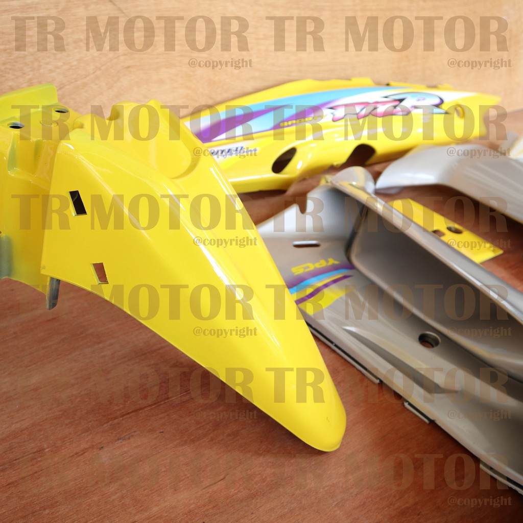 Cover Body Fizr F1zr Limited Edition Kuning Silver Full Set Halus Cover Bodi Yamaha Fiz r