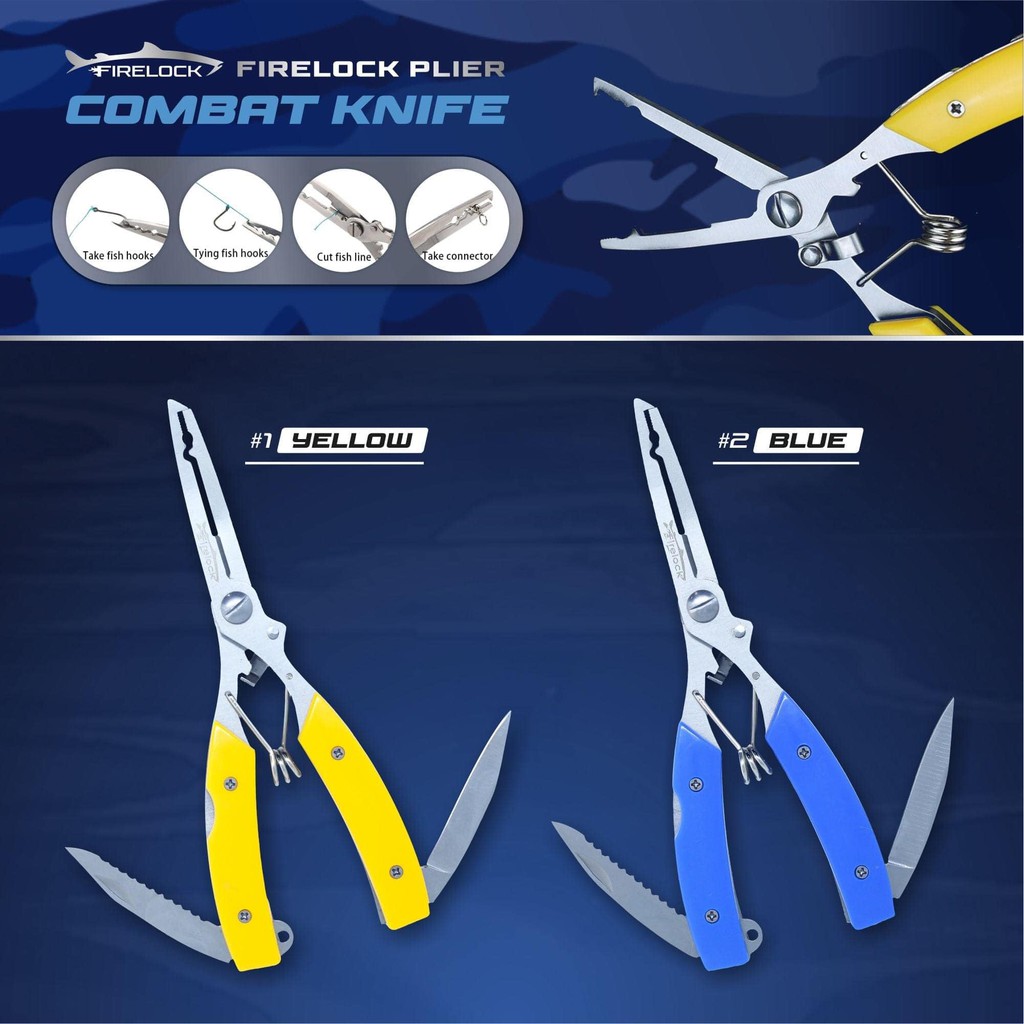 TANG PANCING / FIRELOCK FISHING PLIERS COMBAT KNIFE