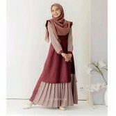 JILBRAVE NOORA DRESS (burgundy)