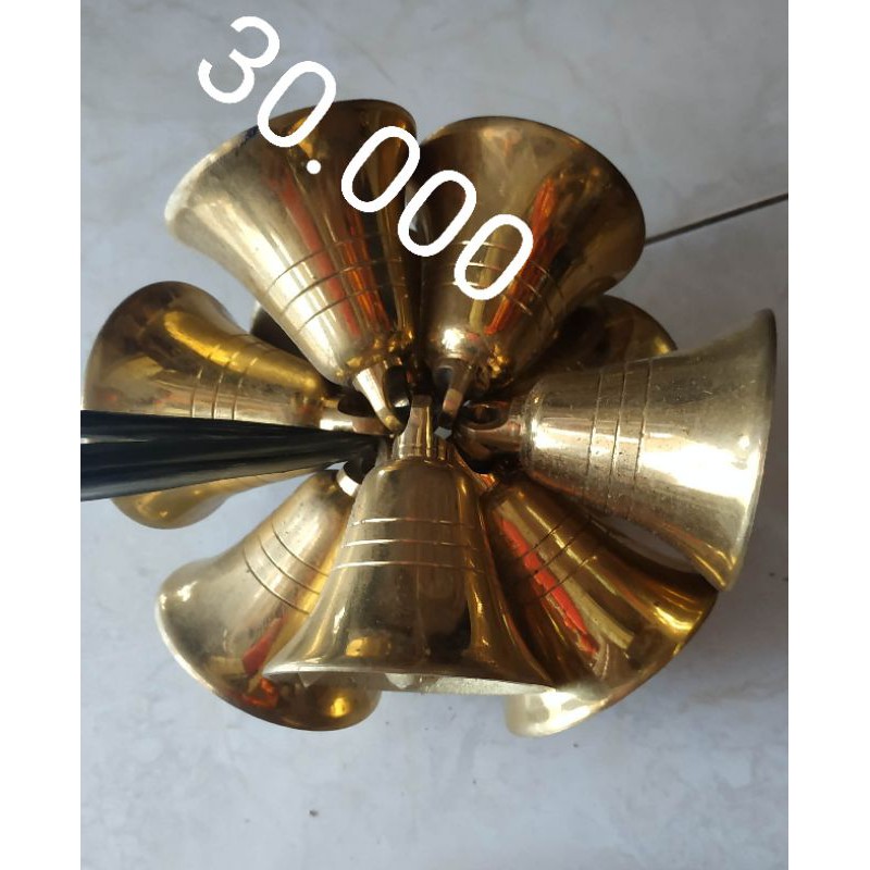 Bel Lonceng Kuningan Brass Door Bell - Lonceng Hewan