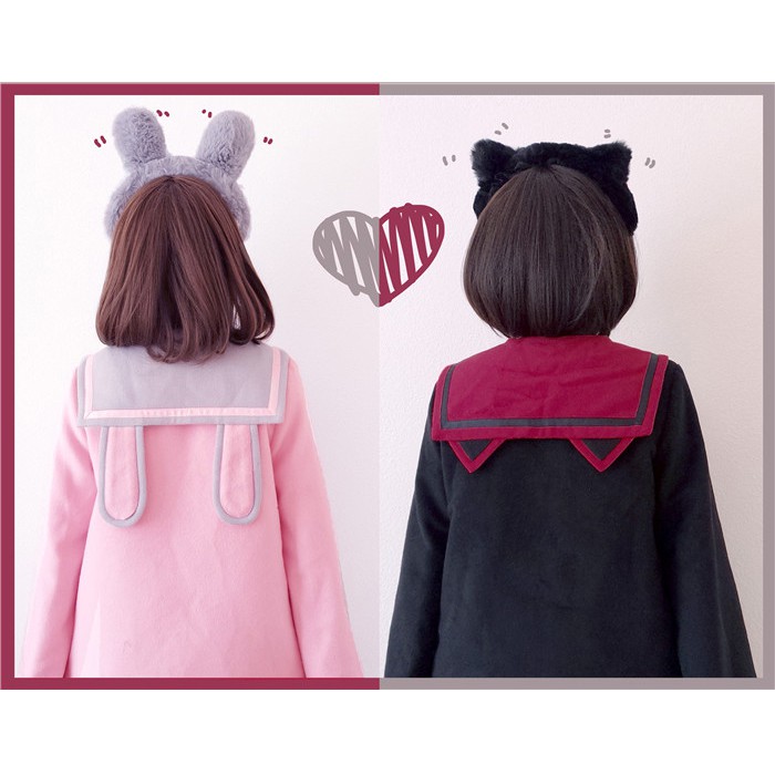 Usagi Neko Jacket Jaket Lucu Sailor Kawaii Harajuku Premium