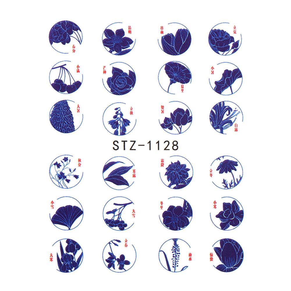 24pcs / set Stiker Kuku Motif Malaikat Untuk Manicure DIY Mary