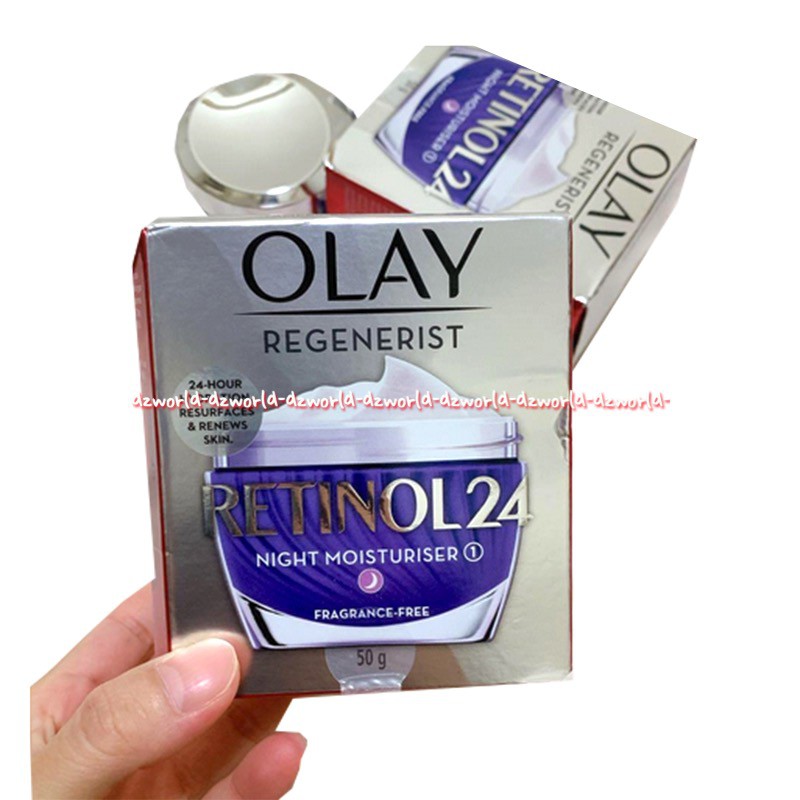 Olay Regenerist Retinol 24 Night Moisturizer Frangrance Free 50gr Krim Wajah Malam Hari