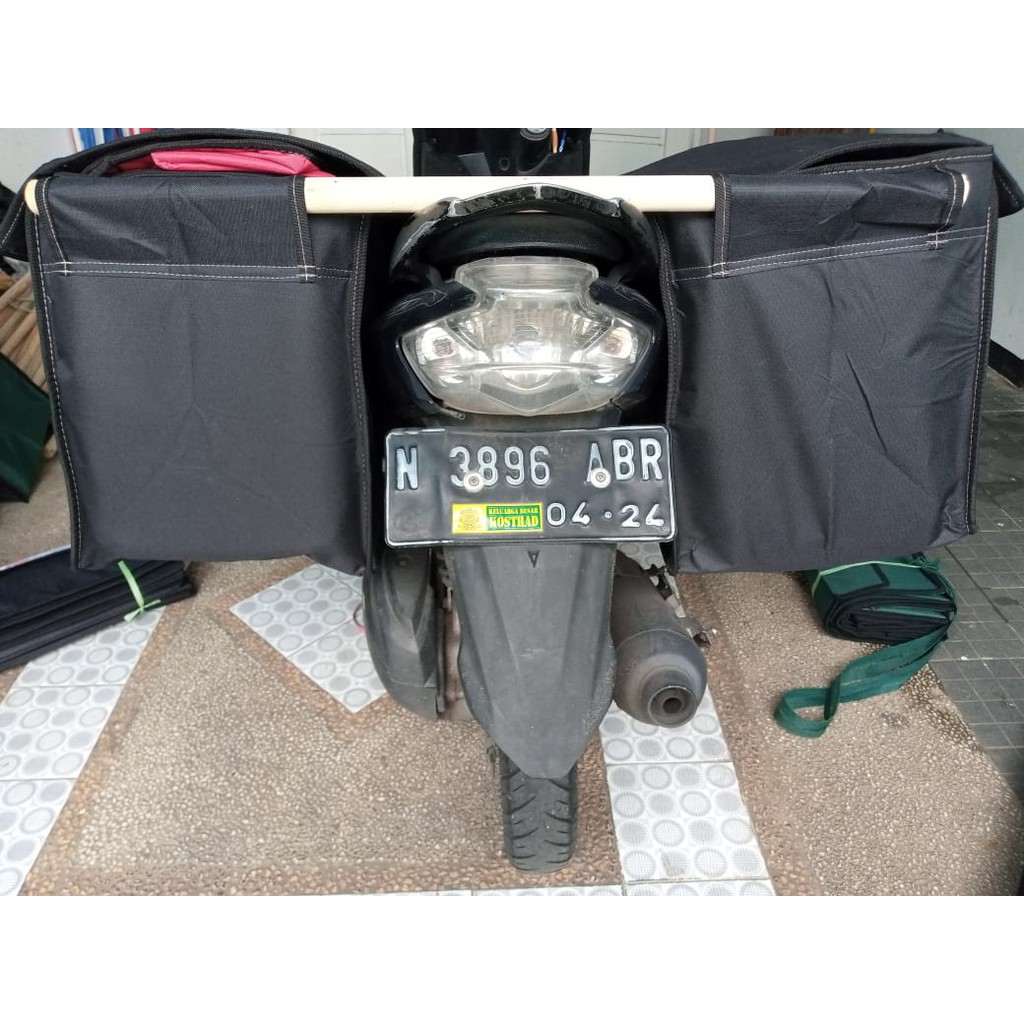 BP  Tas Motor Jumbo Tas Kurir Tas Bagasi Tas Pos Tas Bronjong Tas Barang Saddle Bag Tas Obrok Murah