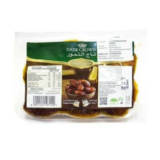 

DATE CROWN KHALAS ( VACUM ) 250 GR / OLEH-OLEH KHAS HAJI & UMROH