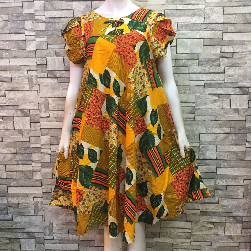 DASTER KLOK GAJAH PUTIH TANGAN DAUN | DASTER BATIK BALI-32