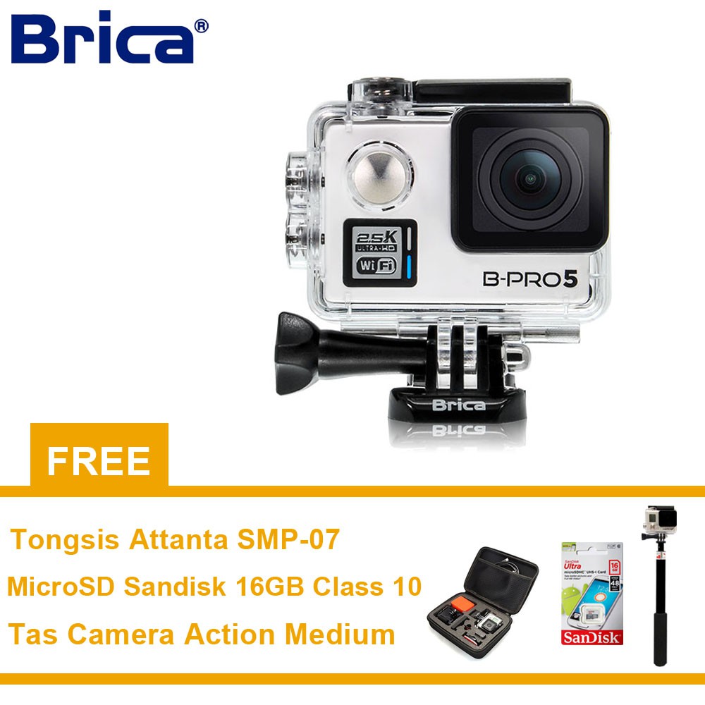 Paket Komplit Brica B-PRO 5 Alpha Plus 2 Action Camera