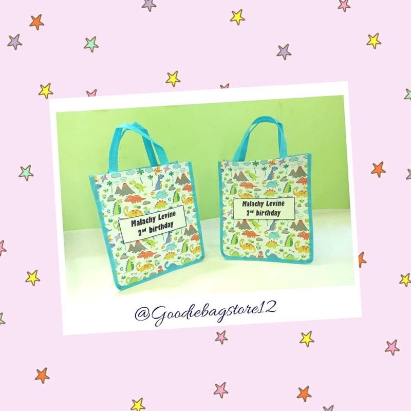 

PROMO tas ultah premium tas dinosaurus tas custom terbaru tas goodiebag