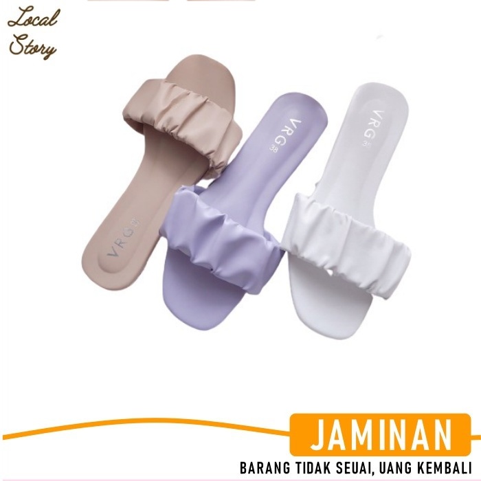 Sandal Flat Wanita Sandal Teplek Wanita Terbaru Sendal Teplek Wanita Kekinian Sandal Cewek Kekinian 