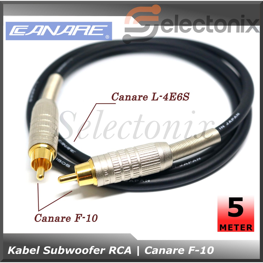 Kabel Subwoofer RCA | Canare F-10 Starquad [5m]