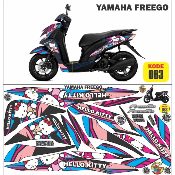 STRIPING FREEGO/ FREEGO/ STOCK YAMAHA FREEGO/ STIKER FREEGO / STICKER FREEGO