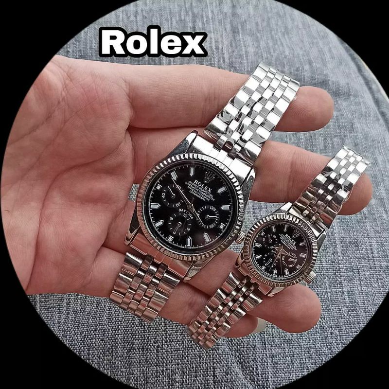 Jam R0Iex &amp; C*hann3L rantai - Unisex - jam Couple R0le*x