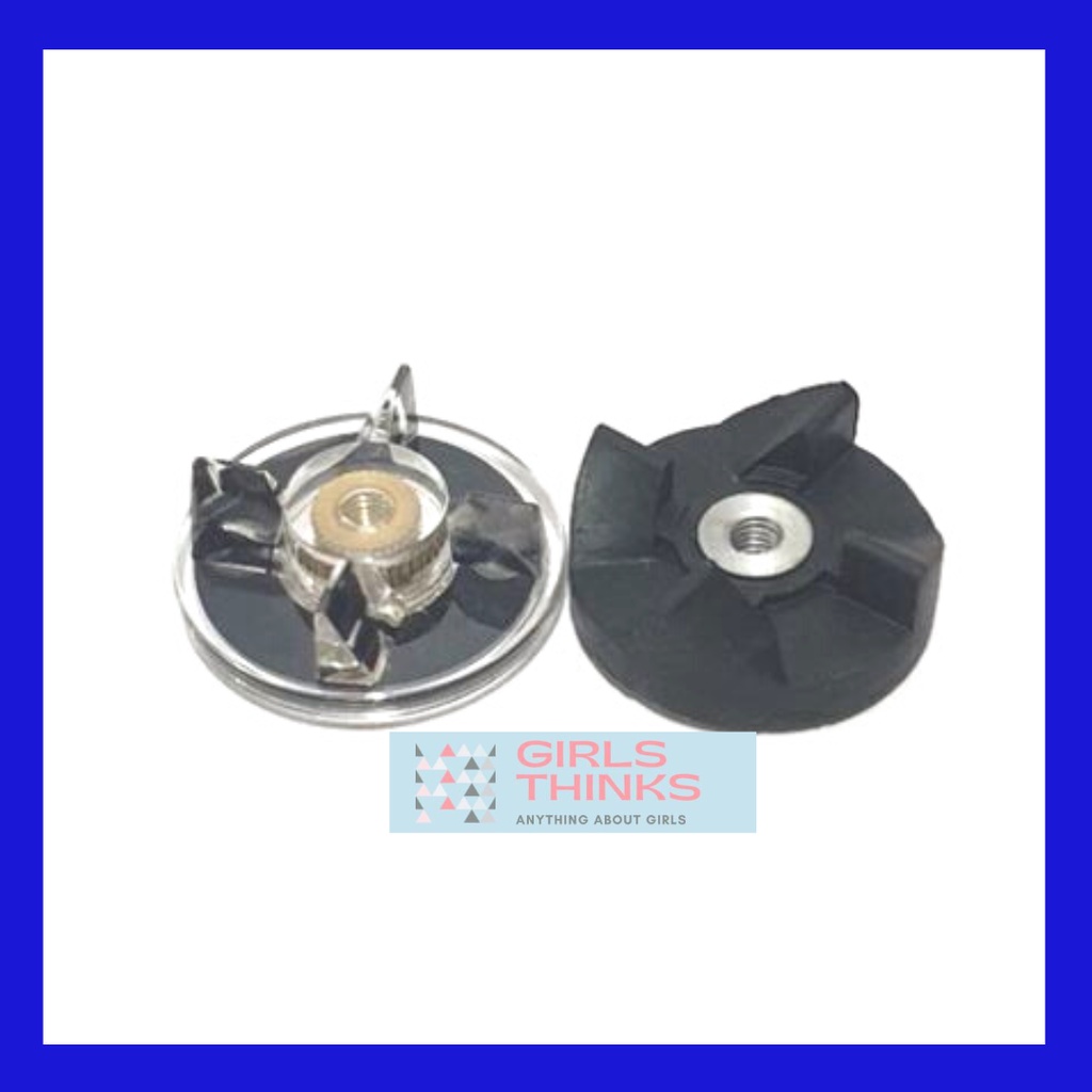 Konektor Karet Blender Gigi 4 Ruas / Connector Set Atas Bawah Set Gigi 4 Jari