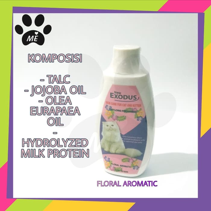 Bedak Kucing &quot;EXODUS&quot; Anti Flea And Tick Powder