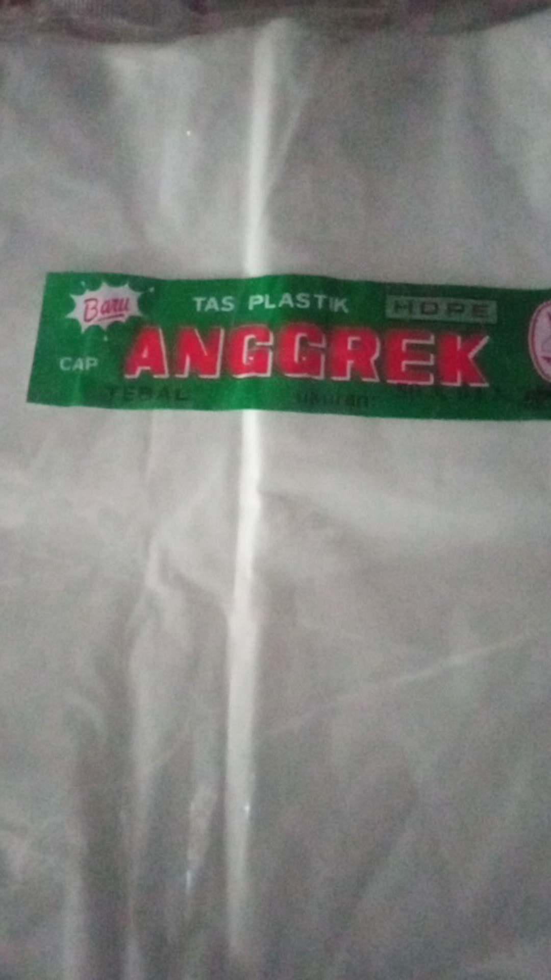 Kresek Anggrek Jumbo Tebal Uk. 50x75 Cm Putih / Kresek Anggrek Jumbo Tebal / Kresek Layangan