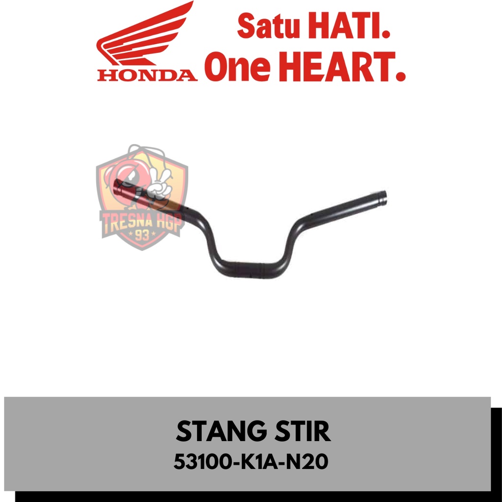 53100-K1A-N20 STANG STIR BEATSTREET LED K1A ORIGINAL | PIPE COMP HANDLE 53100K1AN20