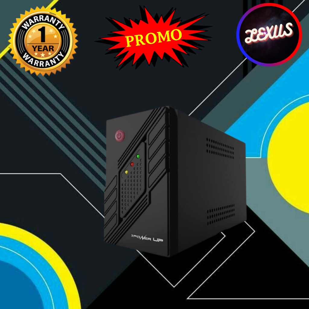 UPS POWER UP STABILIZER VA PC KOMPUTER CPU LAPTOP MURAH