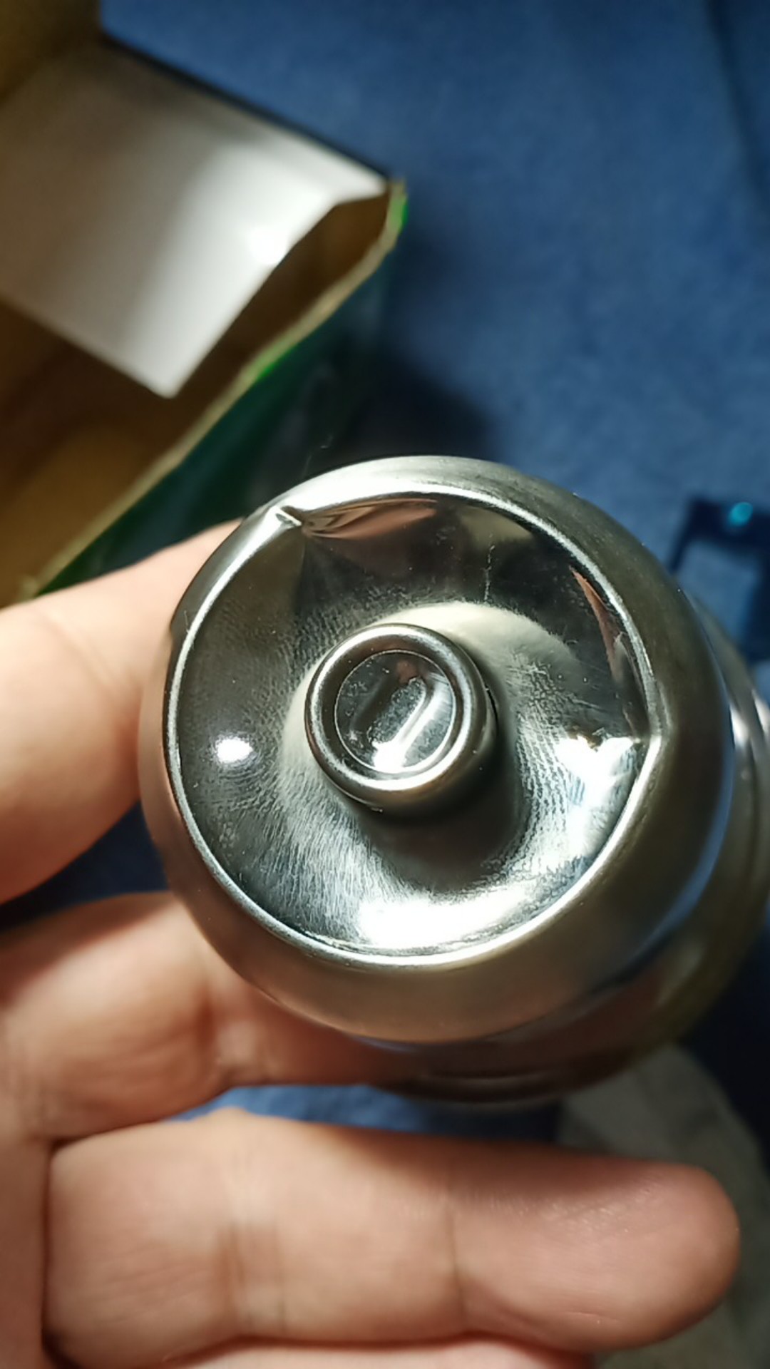 Kunci Pintu Kamar Mandi Bulat Onat / Tarikan Gagang Handle Putar Stainless