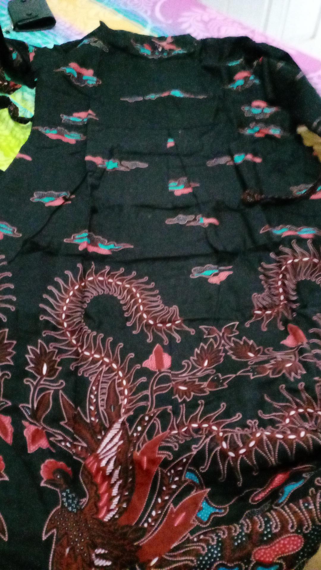 Batik Couple Gamis Batik Couple Batik Gamis Batik Seragam Batik Keluarga Maura Couple Sania Ruffle