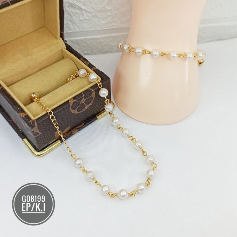 Gelang Fashion Mutiara Gold G08199