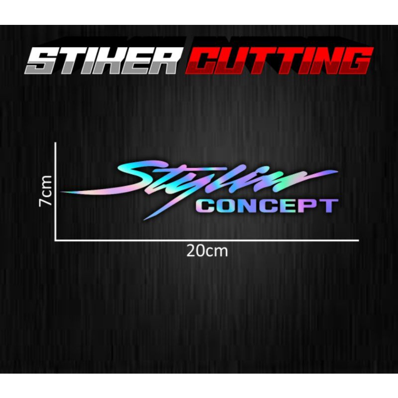 

Stiker STYLIN CONCEPT sticker cutting stylin concept