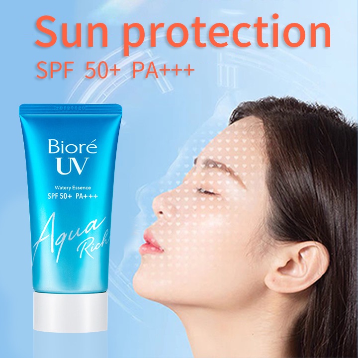 Japan Biore UV Aqua Rich Watery Essence 50g Sunscreen Cream SPF50 UVA