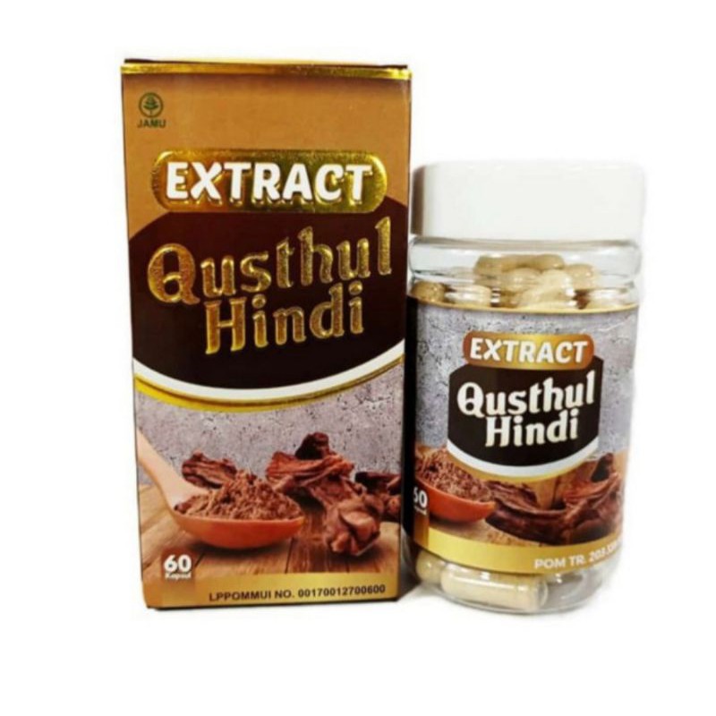 Kapsul EXTRACK Qusthul Hindi 60 Kapsul Syifa Herbal MUI | kusthul Hindhi