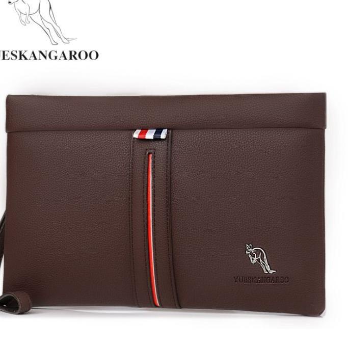 (MENARIK) Yueskangaroo Clutch Handbag Tas Tangan Pria Import Original Yues Kangaroo