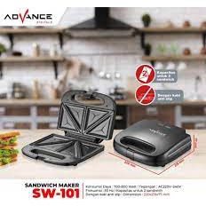 Sandwich Maker Advance SW 101 / Alat Pembuat Sandwich Praktis