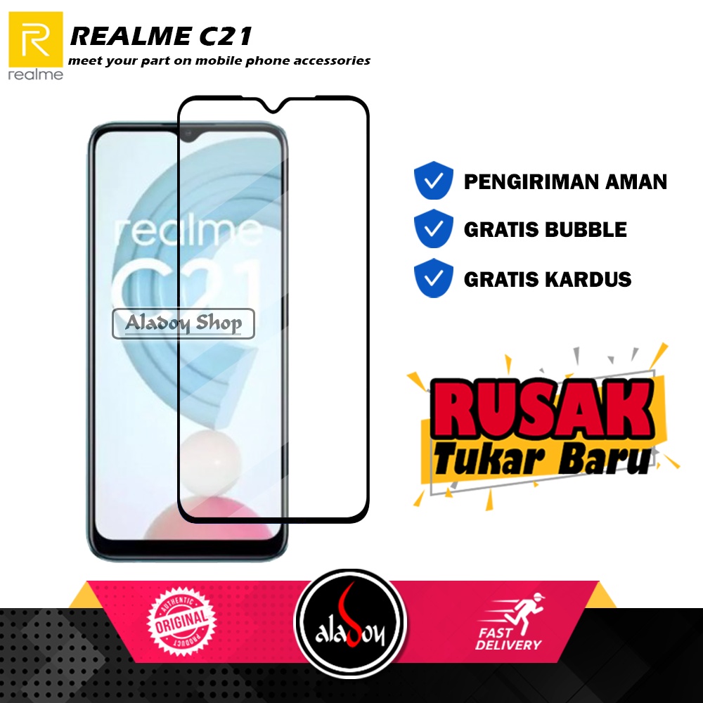 Tempered Glass Realme C21 2021 Anti Gores Layar Screen Protector