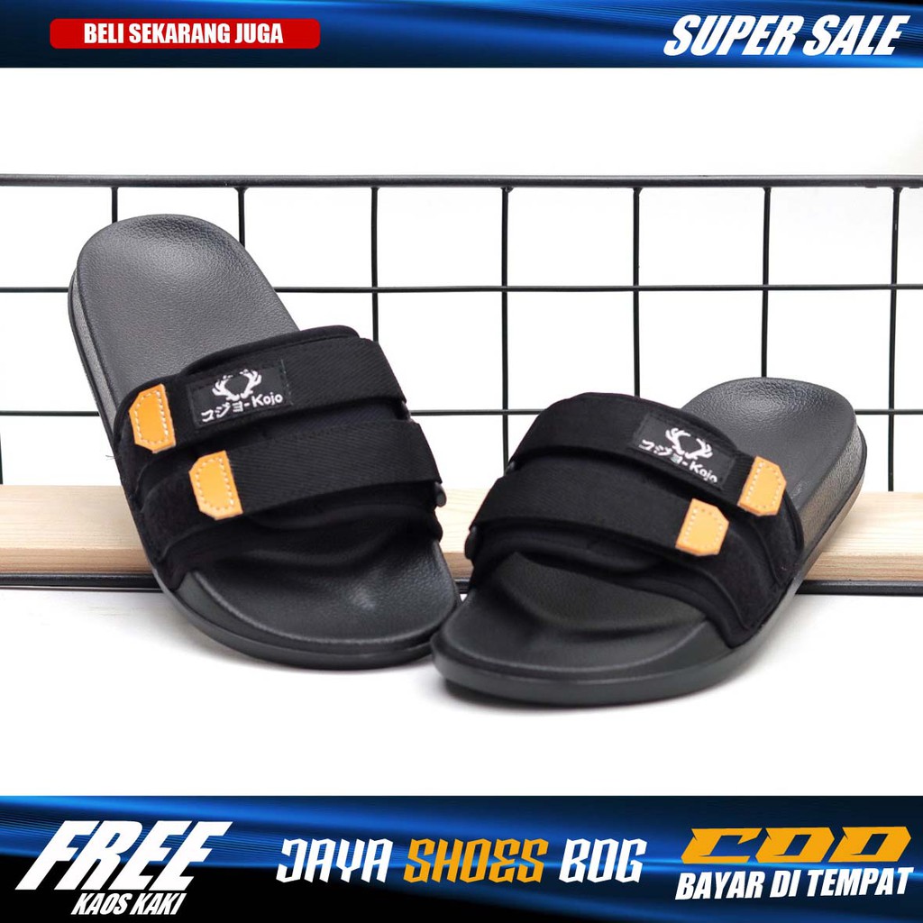 sandal casual slide pria asli original branded distro murah sliper terbaru kekinian slop laki dewasa