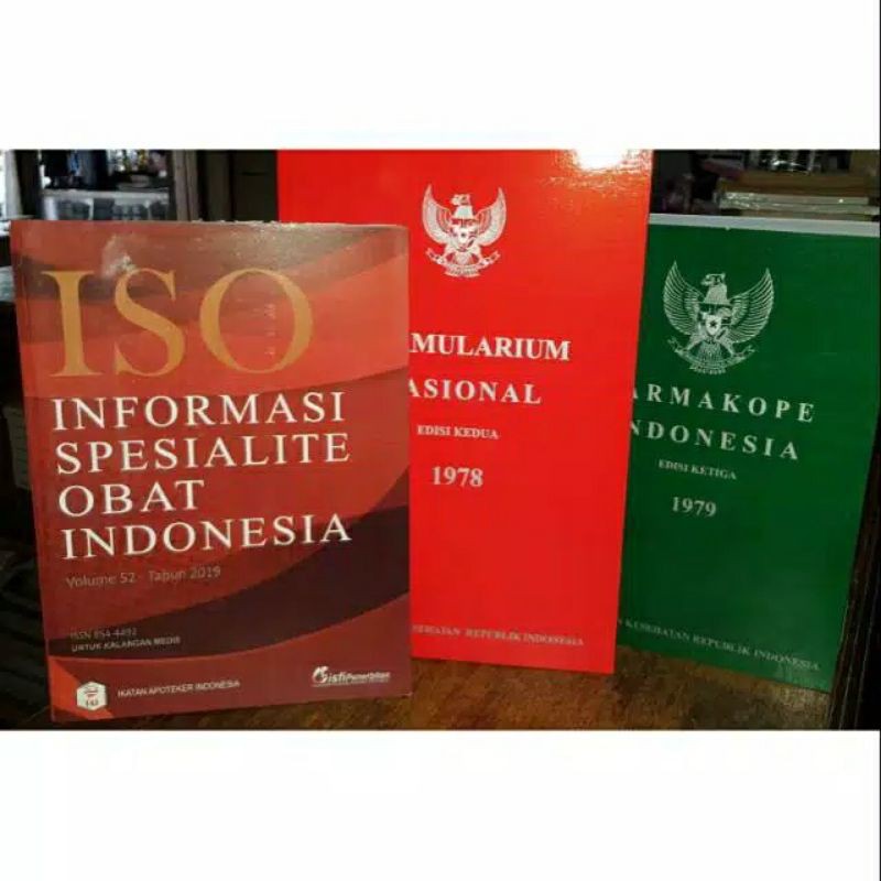 Jual Buku Farmasi Farmakope Fornas Formularium Nasional Iso Informasi Spesialite Obat