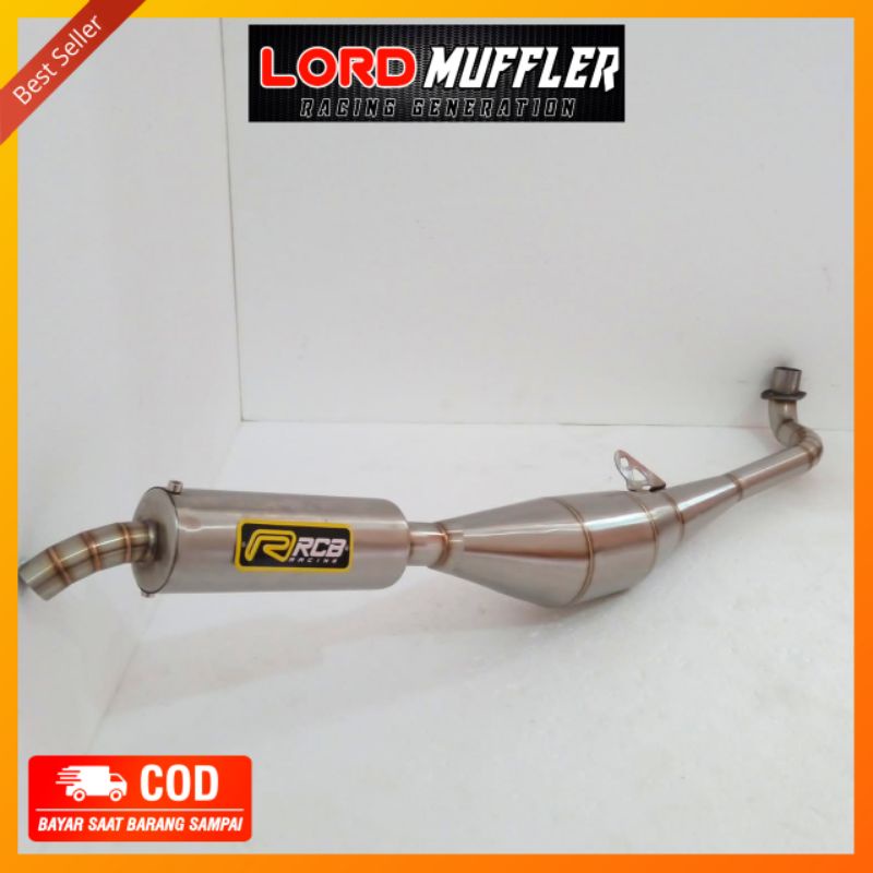 knalpot racing f1zr, F1ZR, fizr, poswan, force 1, stenless steel RCB