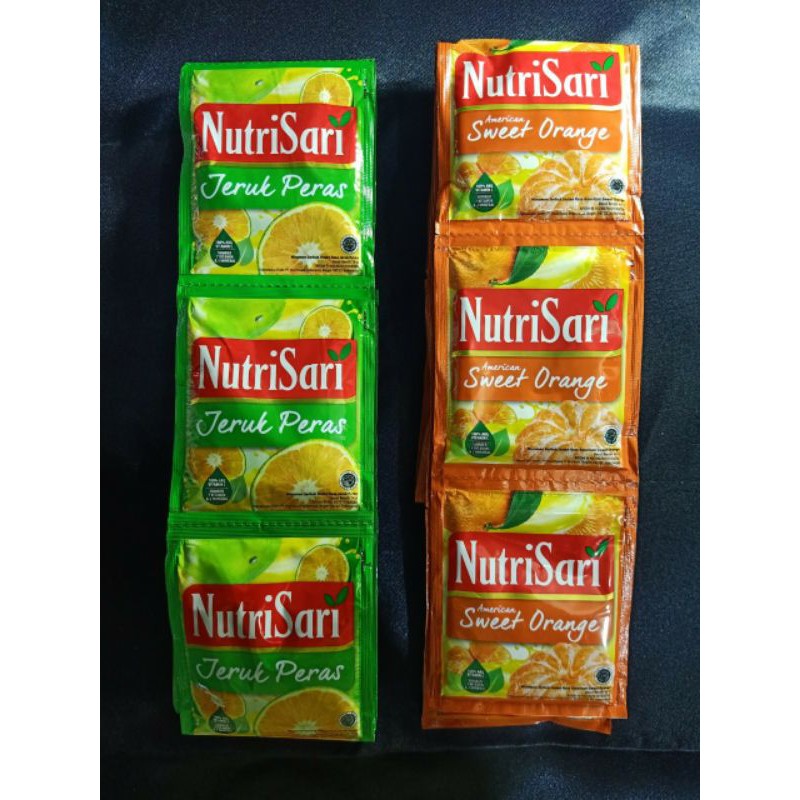 

Nutrisari Jeruk Peras / Jeruk Nipis / Sweet Orange / Nutrisari Blewah / Nutrisari Es Cincau