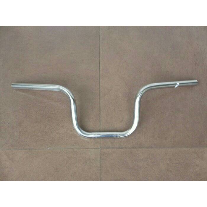 Variasi Stang Motor Tiger Revo Besi Tebal Silver Chromm Termurah.