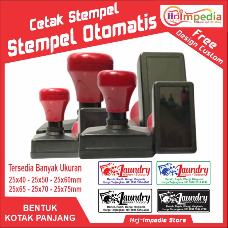 

Cetak Stempel Otomais Kotak Persegi Panjang | Cetak Stempel Otomatis Flash Warna | Cetak Stempel Custom